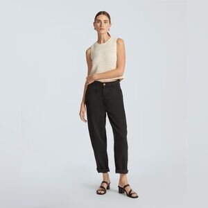 Everlane Relaxed Chino Pant - Size 4 Black